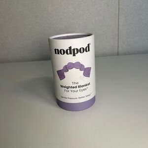 Nodpod Weighted Sleep Mask Wisteria Purple Eye Pillow for Stress Relief Sleep